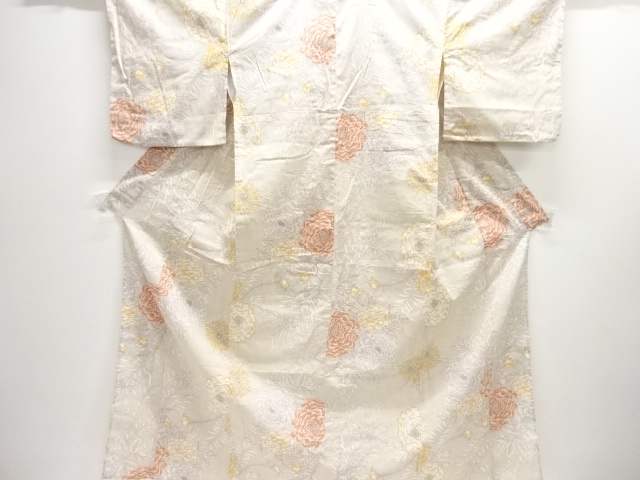 JAPANESE KIMONO / YUKATA / COTTON / FLOWER